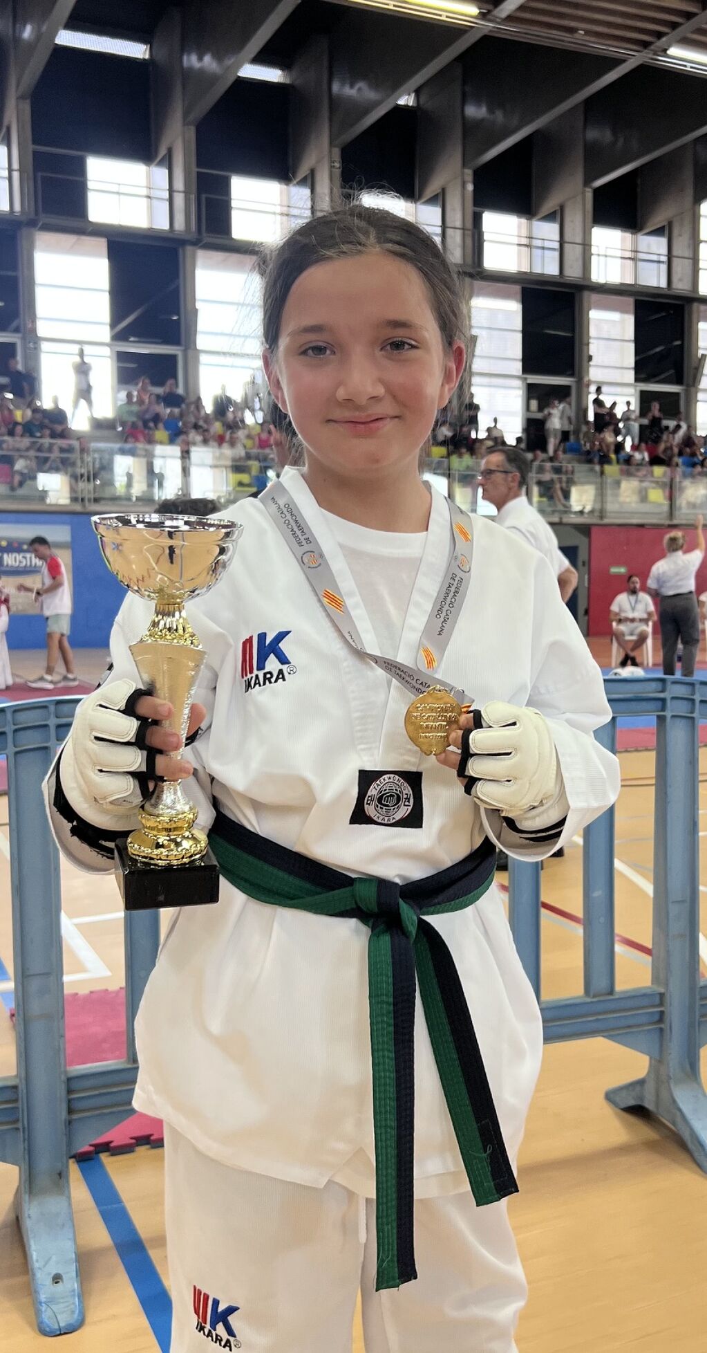 GRAN ACTUACION DE NUESTROS TAEKWONDISTAS EN EL CAMPEONATO CATALUÑA INFANTIL_12.07.26