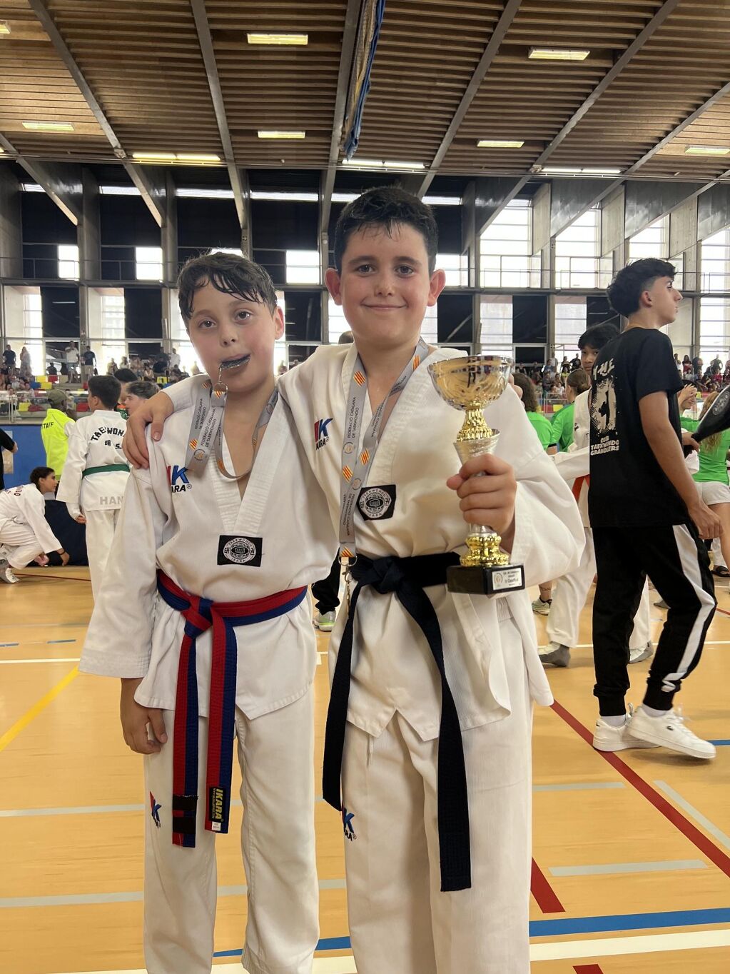 GRAN ACTUACION DE NUESTROS TAEKWONDISTAS EN EL CAMPEONATO CATALUÑA INFANTIL_12.07.26