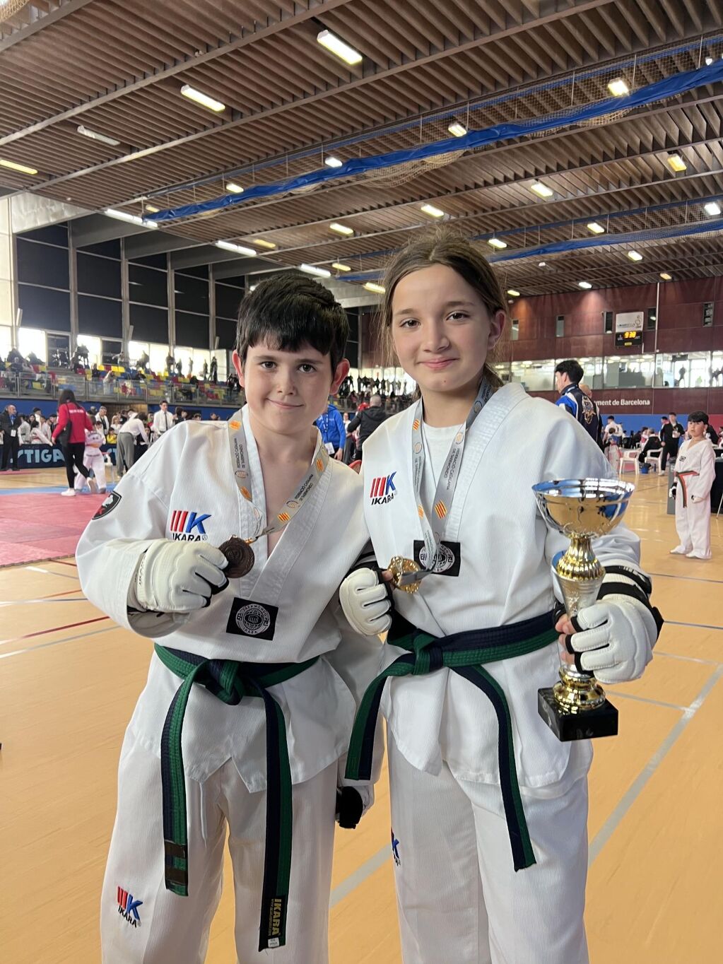 ORO Y PLATA EN EL CAMPEONATO CATALUÑA INFANTIL_22.03.26